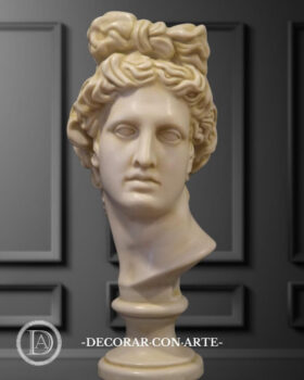 Cabeza – Apolo de Belvedere. 55 cm