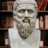 Busto de Platón en mármol