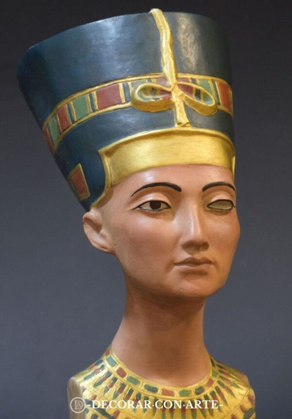 Statuette De Néfertiti, Buste égyptien De 10,5 Cm, Bon état, Sans Marque