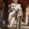 estatua de sátiro flautista satyr flutist statue