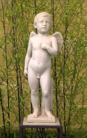 figura jardin niño cupido con alas Skulptur von Amor