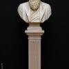 Busto de Darwin en mármol