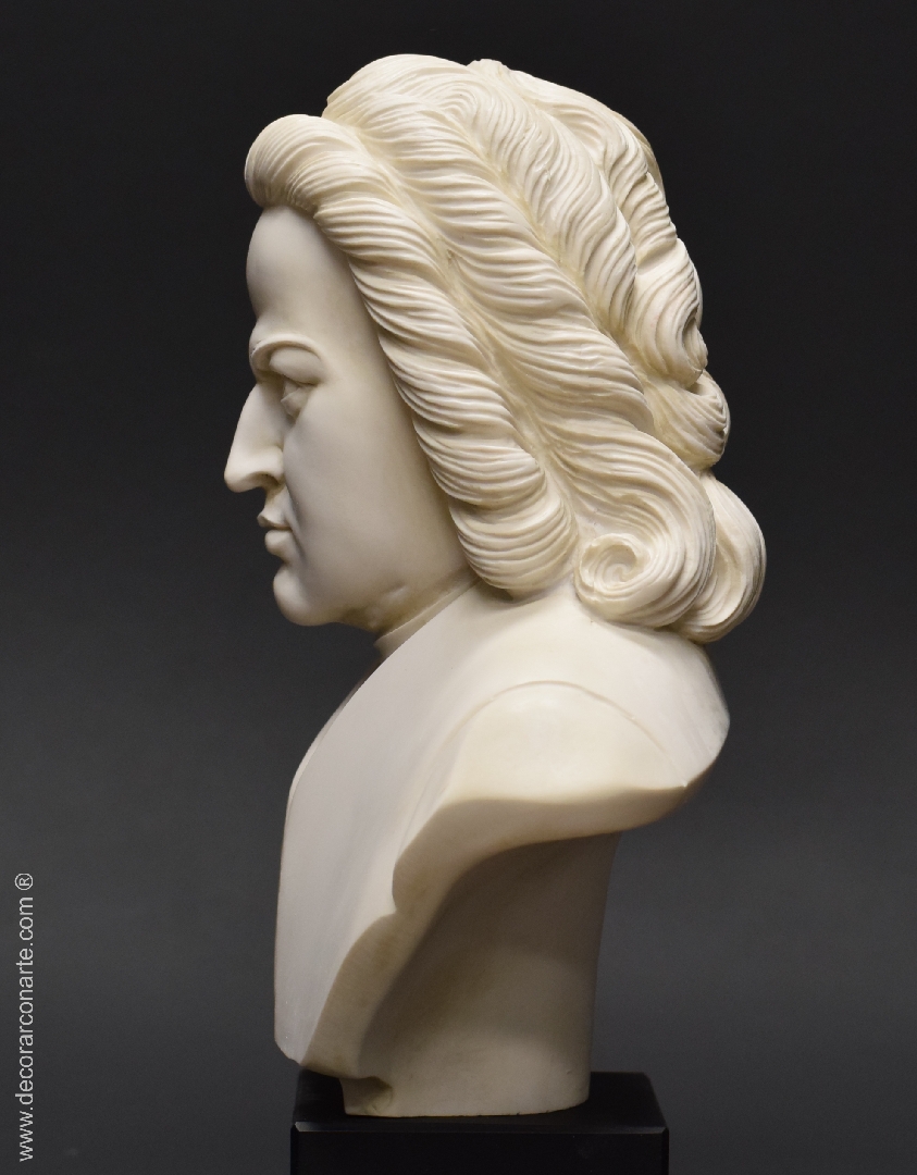 Porcellana Busto Johann Sebastian Bach 