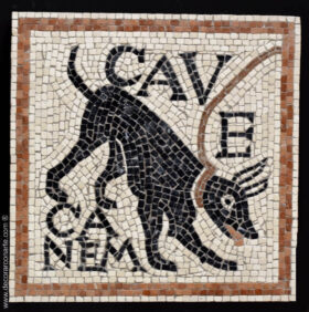 mosaico cave canem