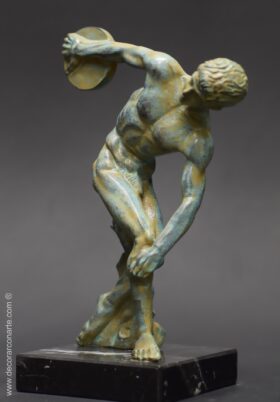 discóbolo Mirón bronce