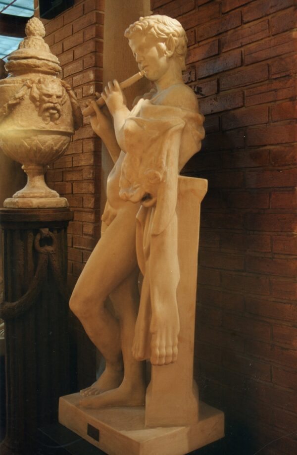 Escultura jardin sátiro