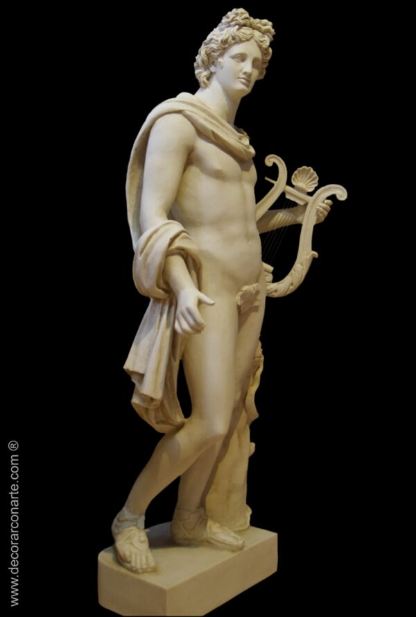 Escultura Apolo lira