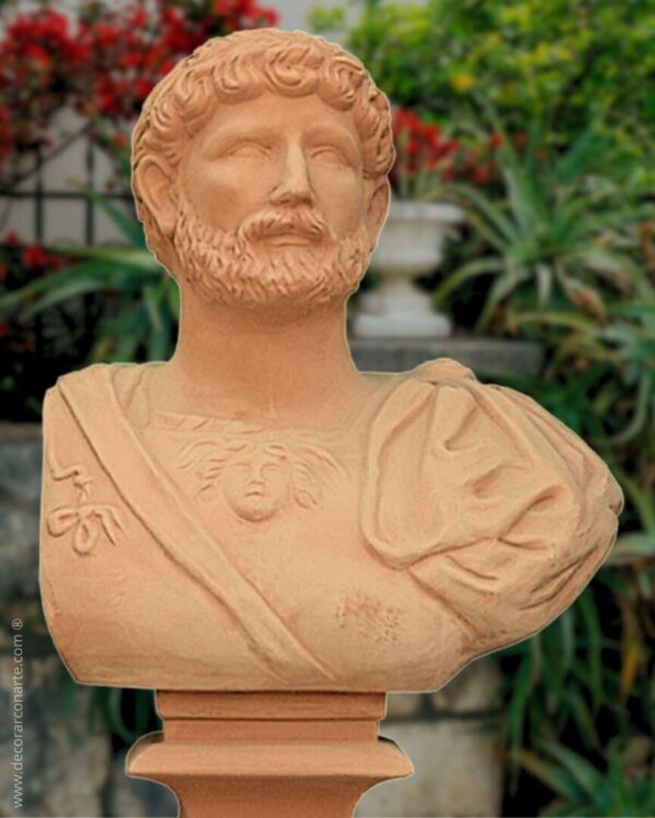 busto romano en cerámica