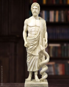 escultura de Asclepios Skulptur des Asklepios