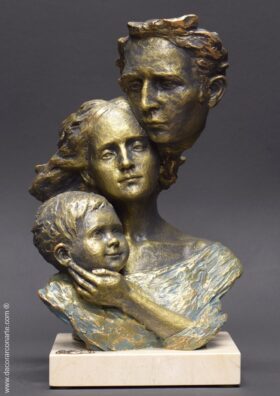 escultura familia