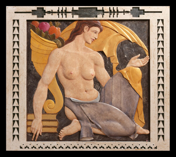 Nackt. Die Fülle (110x124cm)