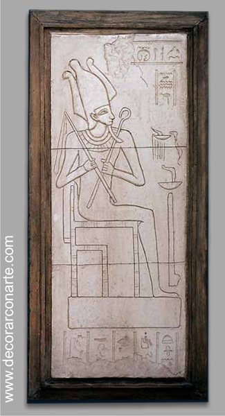 Relieve del Dios Osiris Relief du Dieu Osiris