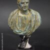 Cicerón en bronce fundido Bronze bust of Cicero.