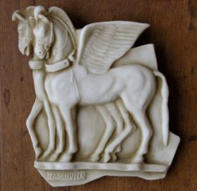 Caballos alados de Tarquinia. (23x21cm)