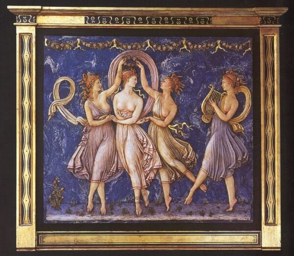 Danzarinas de Antonio Cánova Relief Tänzerinnen von Canova