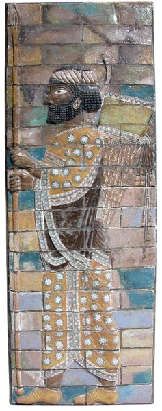 Relieve de arquero Persa Rilievo di arciere persiano-sinistra