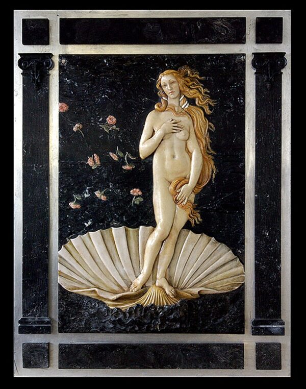 Bajorrelieve Nacimiento de Venus Bas-relief birth of Venus
