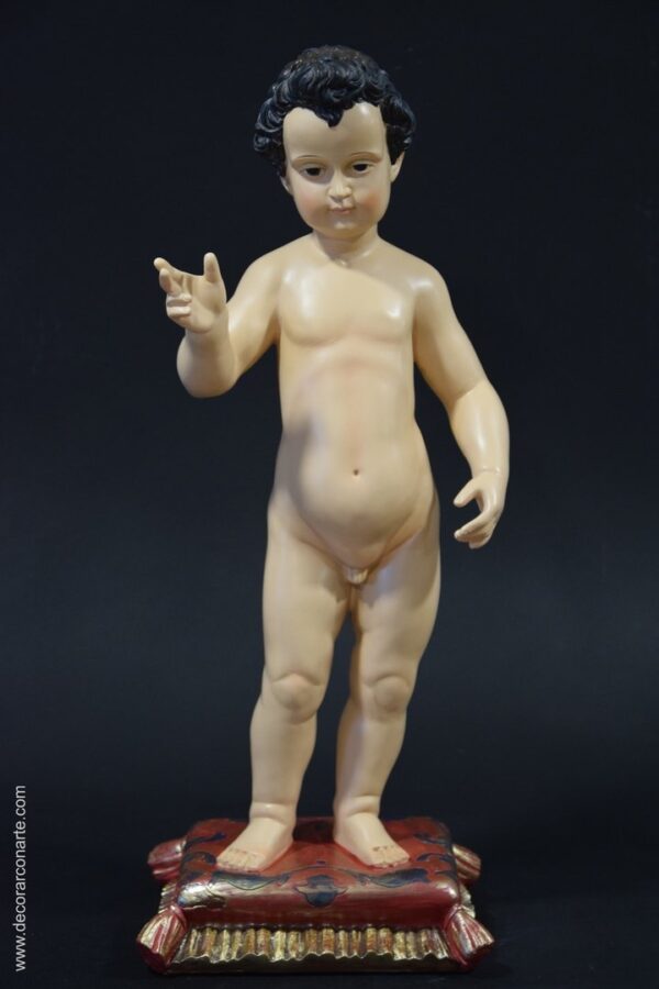 Figure Jesus-child (Martinez Montañes). 50x20x11cm