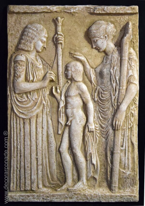 Relieve ceremonial de Eleusis Zeremonielles Relief von Eleusis