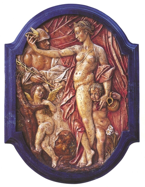 Bajorrelieve Venus y Mercurio relief Vénus et Mercure