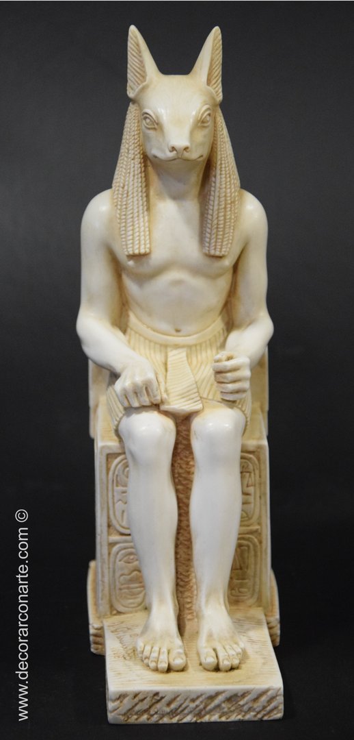 figura decorativa Egipto dios Anubis