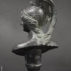 figura decorativa busto Ares