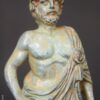 figura decorativa bronce Asclepios Esculapio