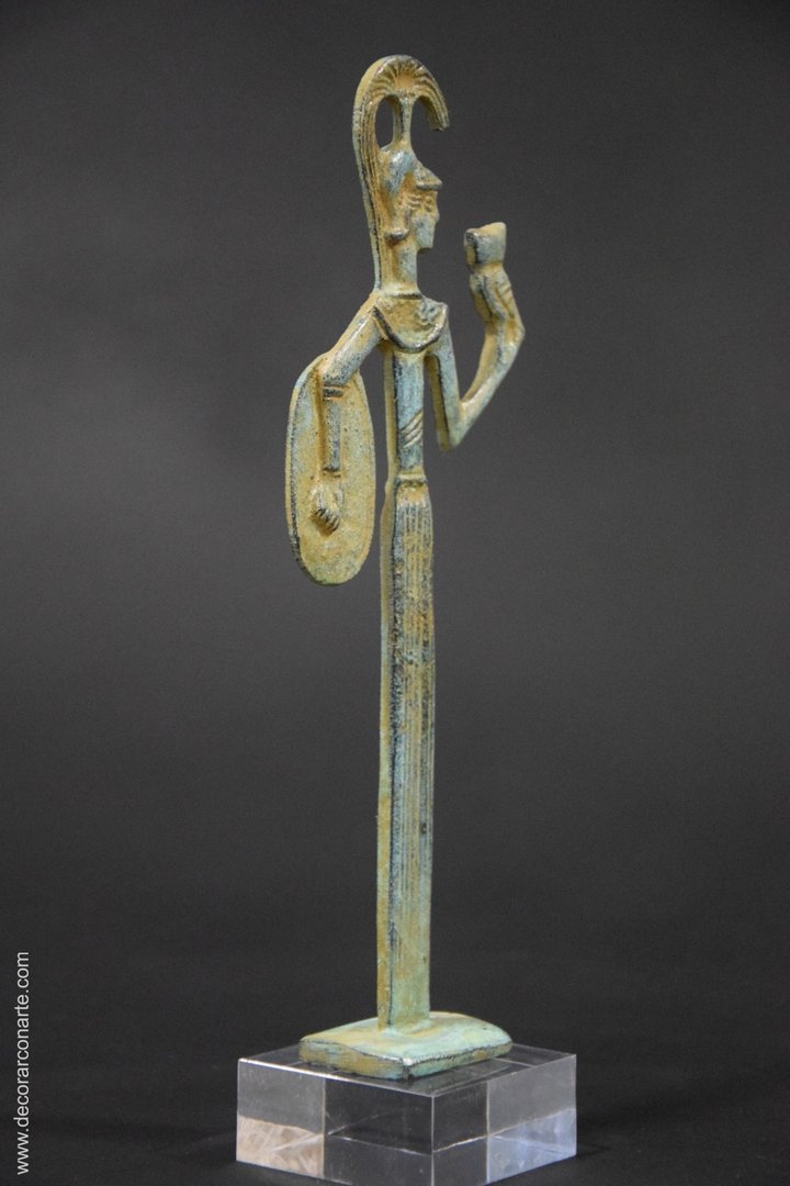 figura decorativa Atenea bronce