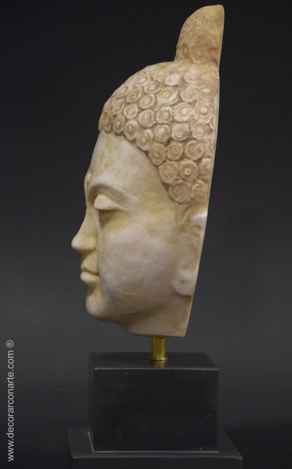 figura decorativa mascara cabeza Buda India
