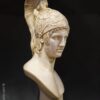 escultura decoración busto Ares Marte