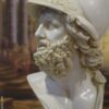 escultura decoración busto Menelao