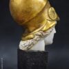 escultura decoración cabeza Atenea