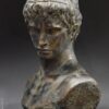 escultura decoración busto Hermes