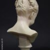 escultura decoración busto niña trenza