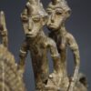 figura decorativa arte africano caballo guerreros