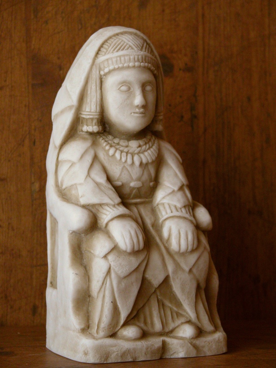 figura decorativa dama sedente íbera