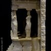 maqueta figura decorativa fachada erecteion acropolis
