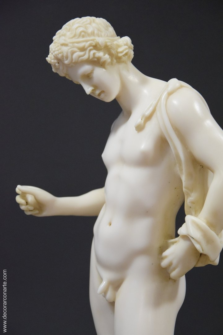 teleskop Glad enestående Figure of Adonis. 61cm - Sale of decorative figures