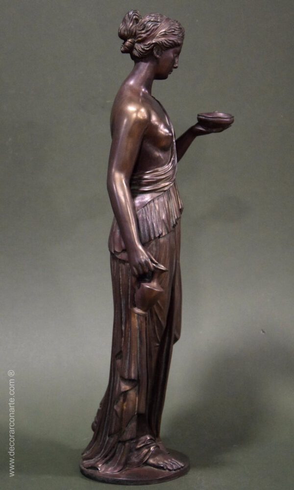 escultura decoración Hebe