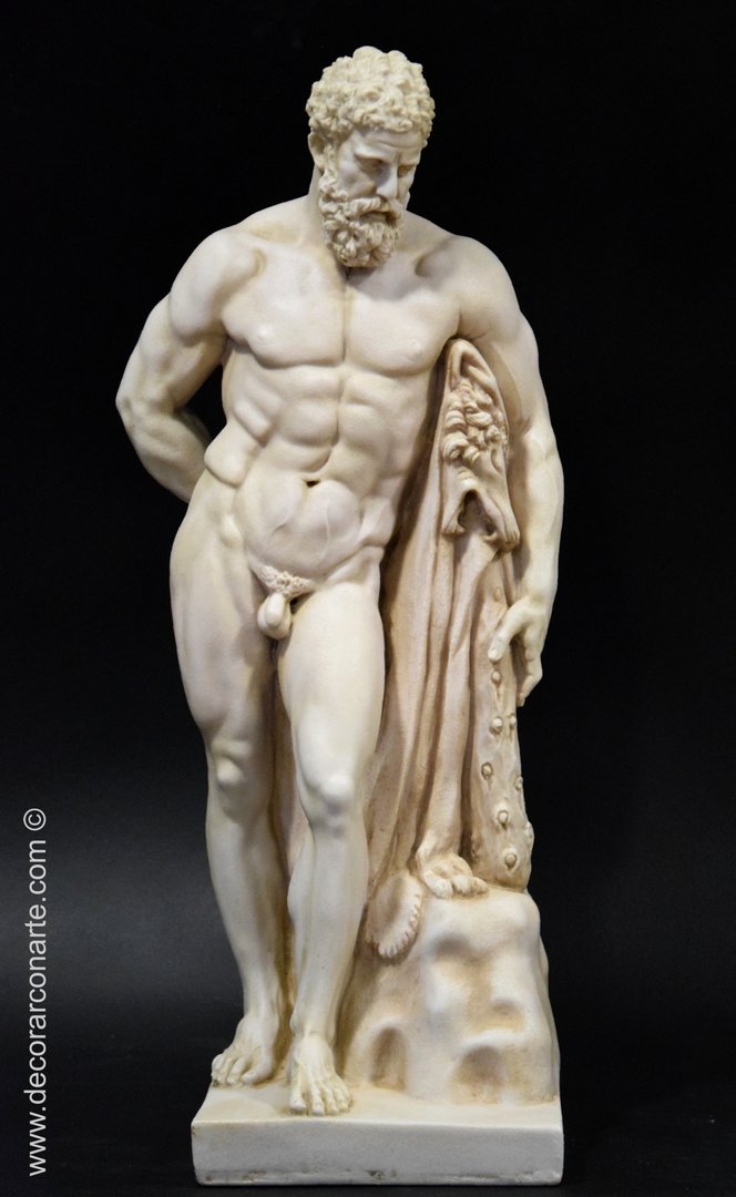 escultura decoración Hércules Farnesio