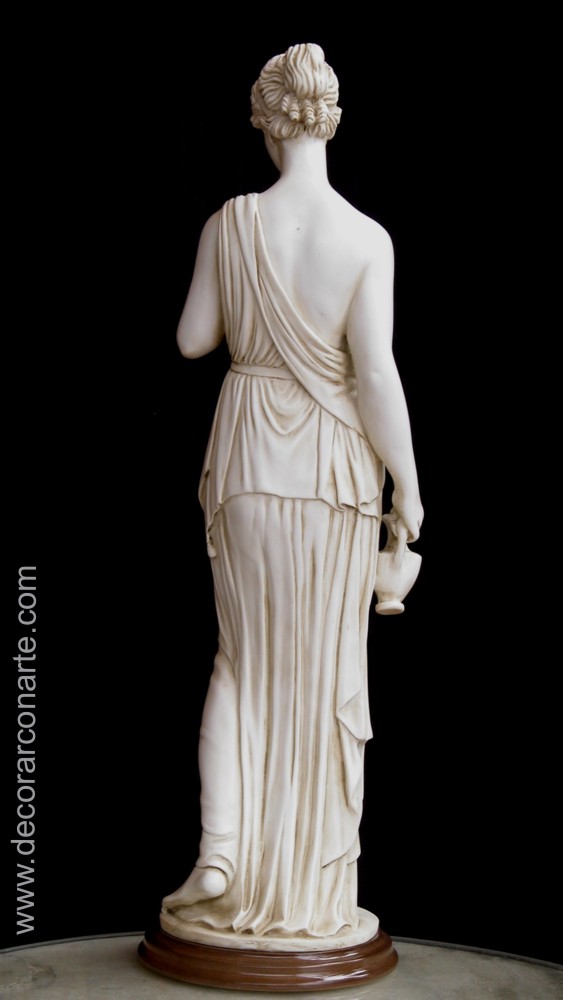 escultura decoración diosa Hebe