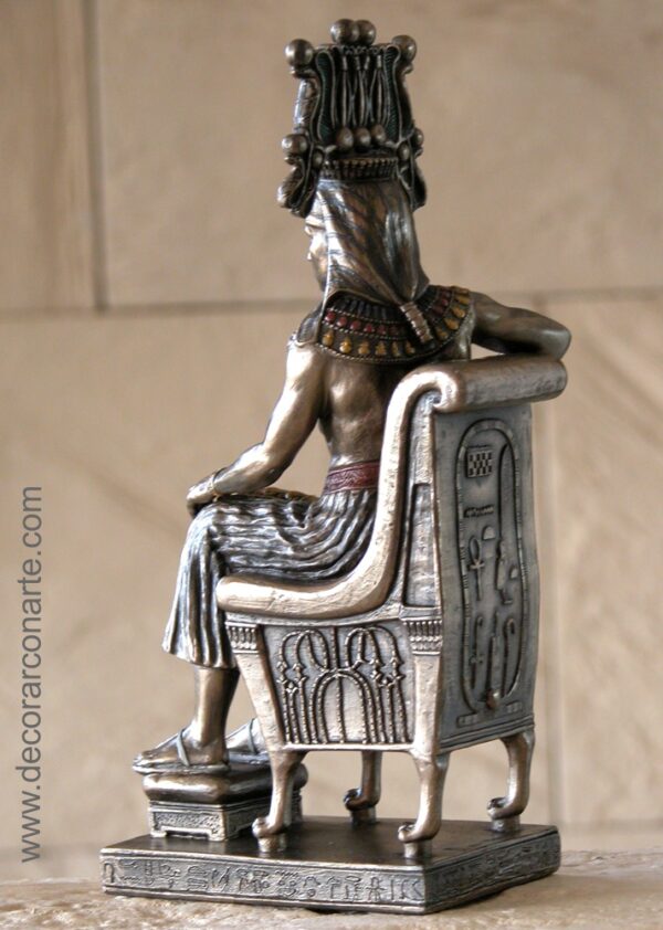 figura decorativa Egipto faraon coronado