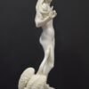 escultura decoración Leda cisne
