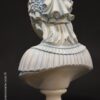 figura decorativa busto dama renacentista