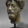 escultura decoración cabeza Marco Aurelio