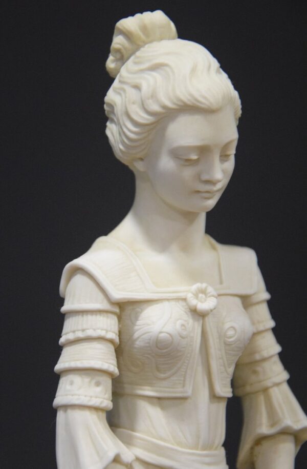 figura decorativa dama inglesa victoriana