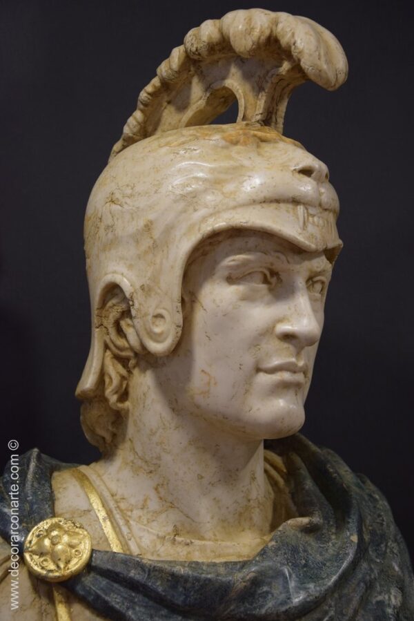 escultura decoración Alejandro Magno