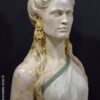 escultura decoración busto Olimpia
