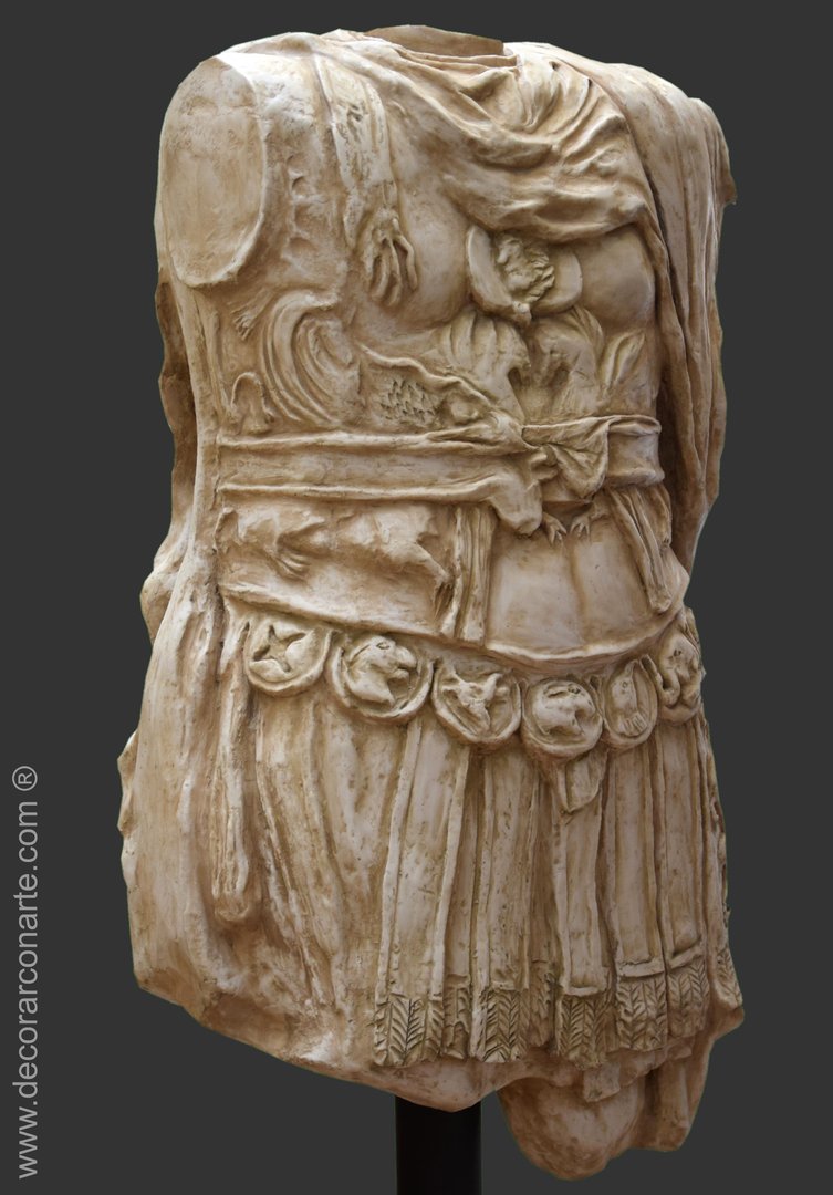 escultura jardín torso romano Pergamo