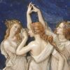 relieve policromado tres gracias botticelli